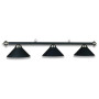 LAMPE SCHWARZ MIT 3 SCHIRMEN SCHWARZ