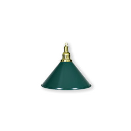 BILLARD LAMPE MESSING/GRÜN