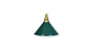 LAMPE DE BILLARD LAITON/VERT