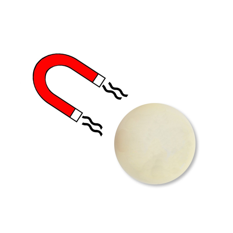ARAMITH BALLE DE JEU MAGNÉTIQUE BLANCHE 57.2 MM