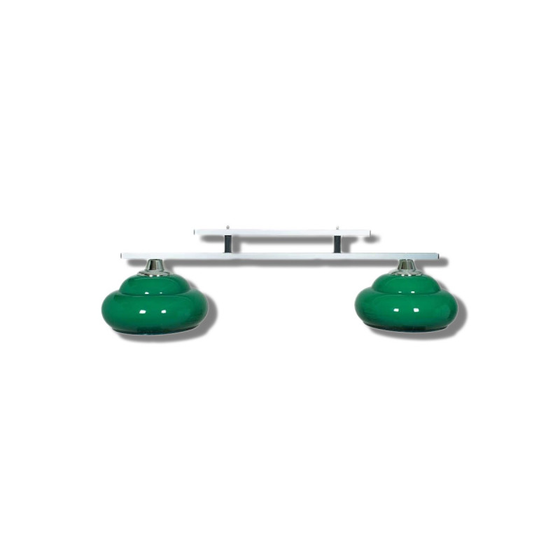 LAMPE DE BILLARD AVEC PLASTIQUE SCHIRMAN VERT