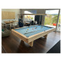POOL TABLE KAIROS SPOR 64 SWITZERLAND - SIMONIS POWDER BLUE CLOTH