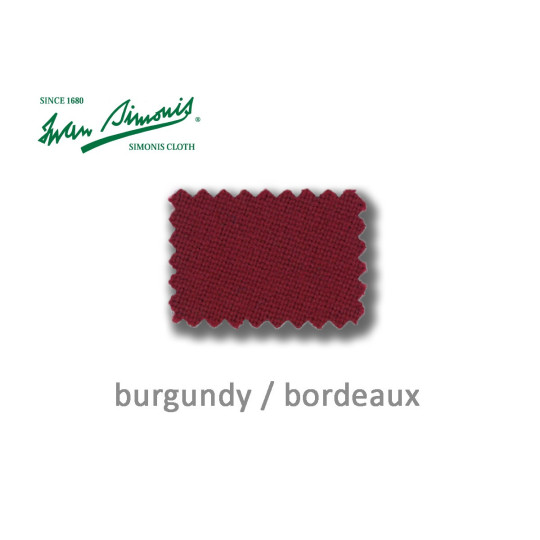 SIMONIS 760 BURGUNDY 195 cm