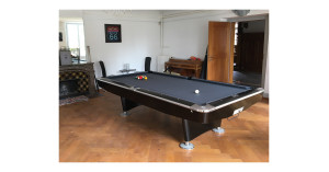 Billard avec drap couleur gris-ardoise