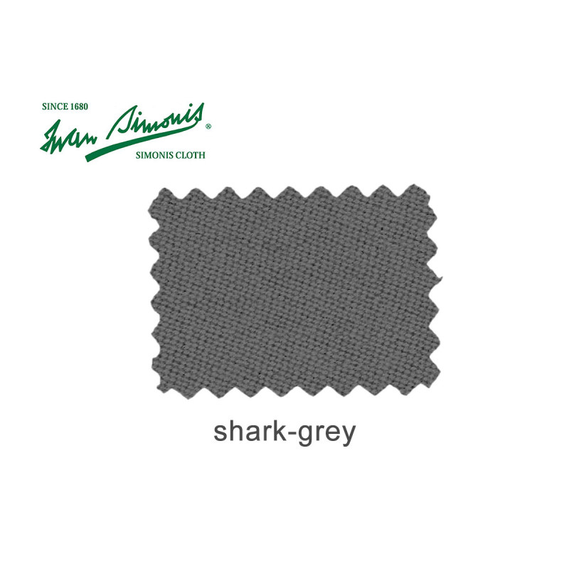 DRAP DE BILLARD SIMONIS 860 EN COULEUR SHARK GREY BLUE