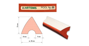 BILLARD BANDENGUMMI ARTEMIS FÜR POOLTISCHE