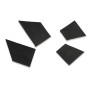 CAOUTCHOUC D'ANGLE (FACINGS) POUR BANDES POOL 3-6 MM