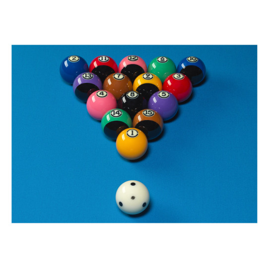 Billes ARAMITH BLACK TOURNAMENT. Pour pool, fabriquées en Belgique.