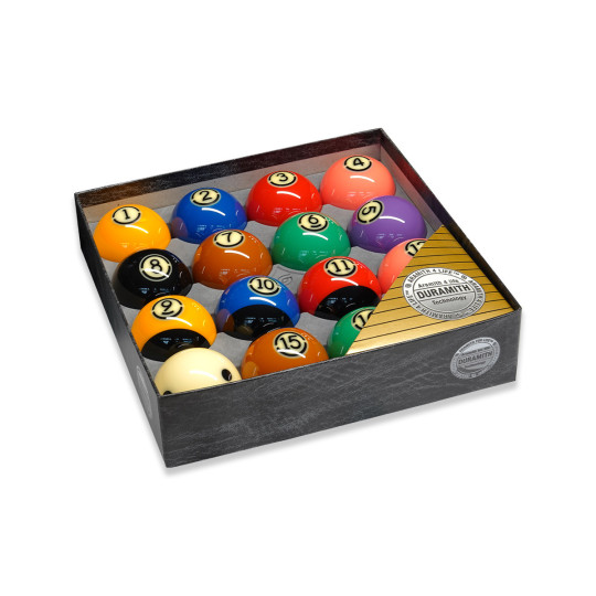 Billes ARAMITH BLACK TOURNAMENT. Pour pool, fabriquées en Belgique.