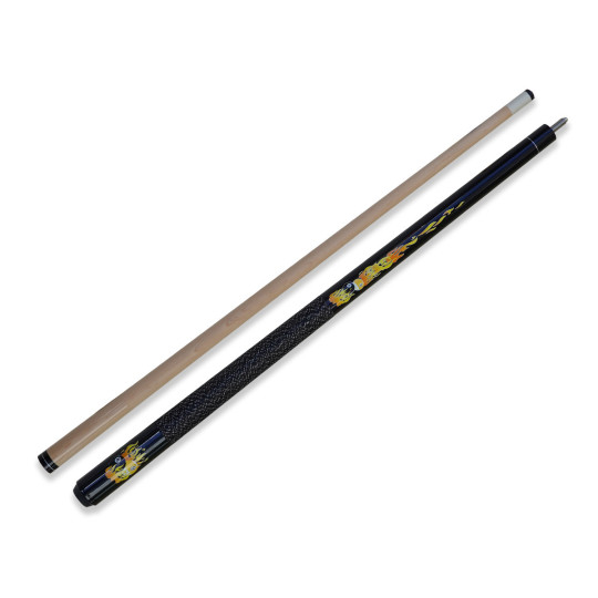Kinder-Queue Schwarz. 123 cm lang.