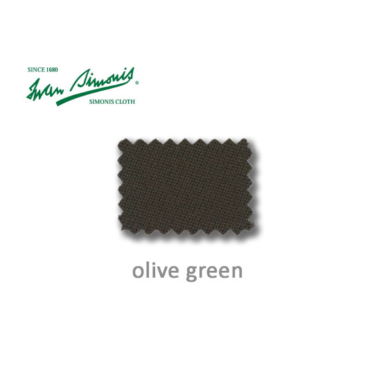 DRAP DE BILLARD SIMONIS 760 EN COULEUR OLIVE