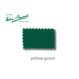 DRAP DE BILLARD SIMONIS 76O DE COULEUR JAUNE-VERT