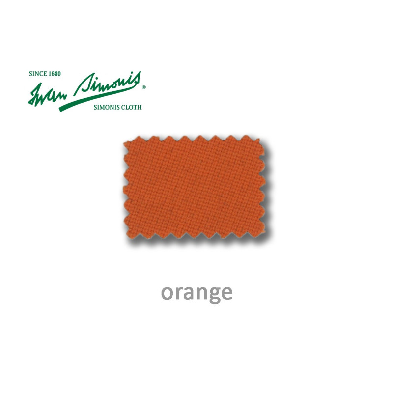 Billardtuch Simonis Farbe Orange