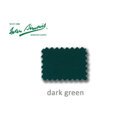 DRAP DE BILLARD SIMONIS 760 EN COULEUR VERT FONCÉ (DARK GREEN)
