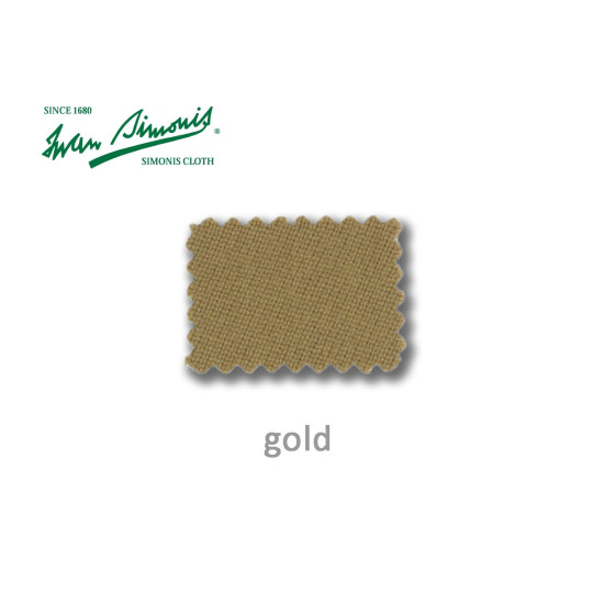 Tapis debillard en couleur or (Gold)