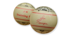 Jim Rempe Trainingsball von ARAMIT für Pool-Billard. Grösse 57.2 mm.