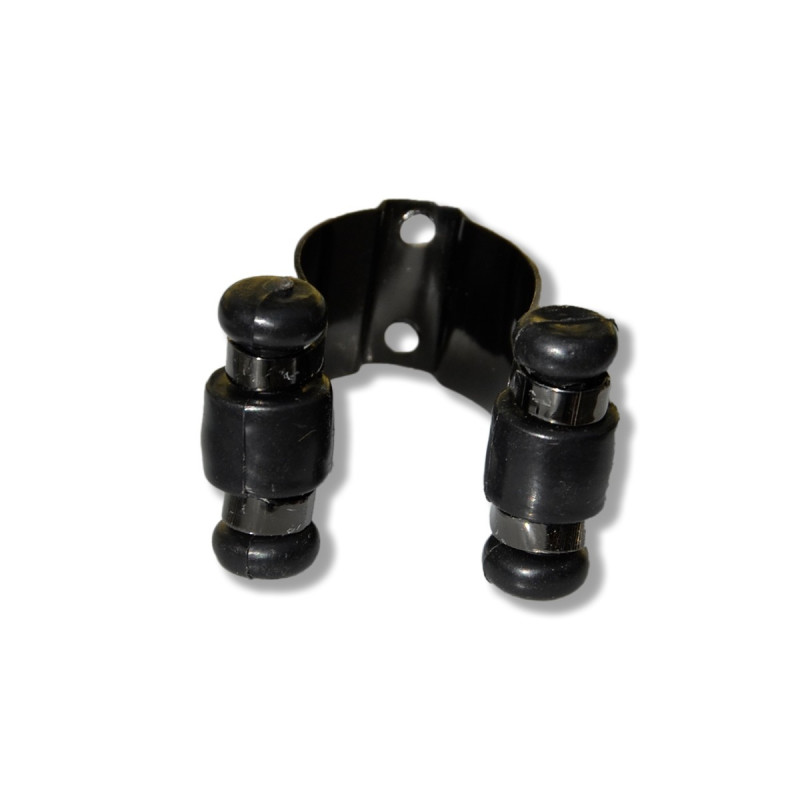 CLIP POUR SUPPORT MURAL POUR QUEUE BLACK CHROM ROLLER